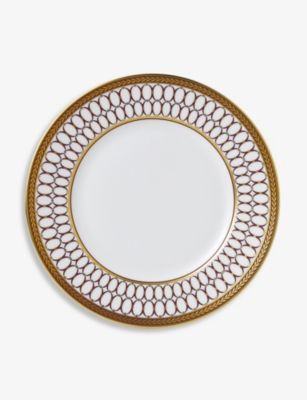 Wedgwood Renaissance Red Bone China Plate 18cm