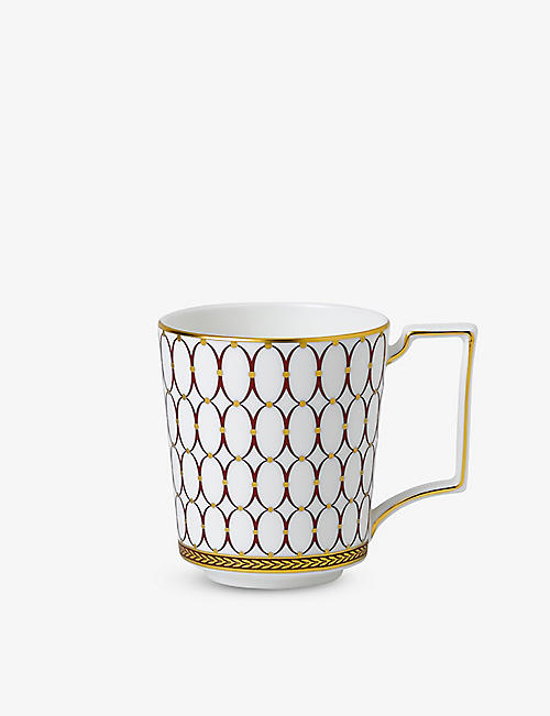 WEDGWOOD: Renaissance Red fine bone china mug