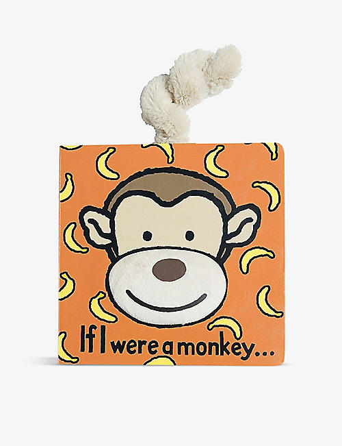 JELLYCAT: If I Were A Monkey board book 15cm x 15cm