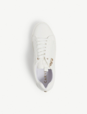 carvela white trainers sale