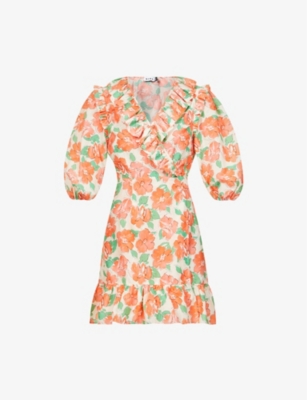 Lennon V-neck cotton...