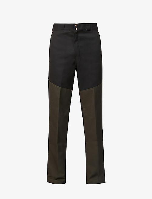 TORY VAN THOMPSON: Upcycled Dickies 874 slim-fit straight-leg twill trousers