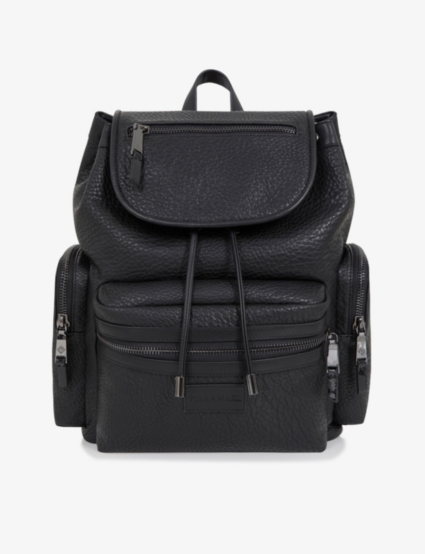Kaspar vegan-leather baby changing backpack