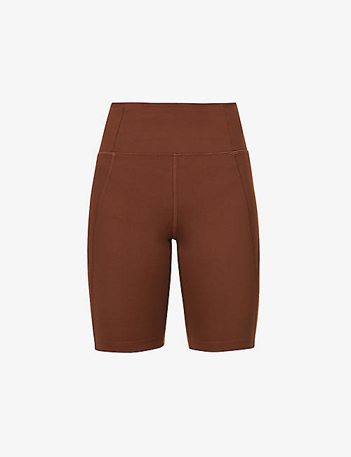 GIRLFRIEND COLLECTIVE: High-rise stretch-recycled polyester shorts
