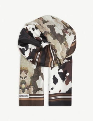 Burberry camo scarf clearance