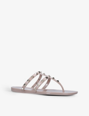 VALENTINO GARAVANI Rockstud PVC gladiator sandals