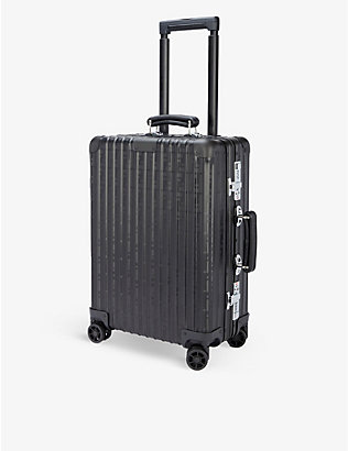 FENDI: Fendi x RIMOWA® four-wheel double-fastening shell suitcase 55cm