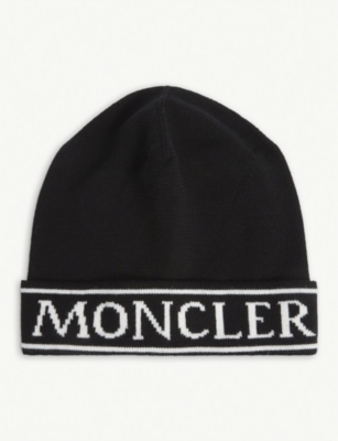 Moncler clearance beanie selfridges