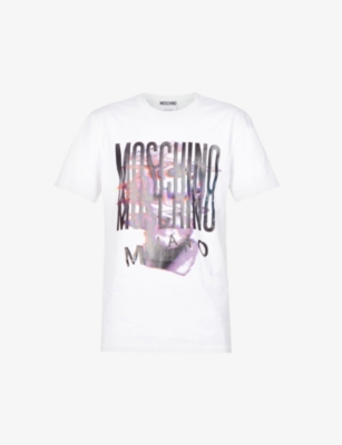 Graphic-print cotton...