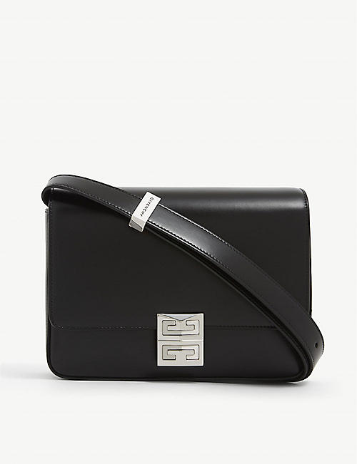 GIVENCHY: 4G Lord Shine leather cross-body bag