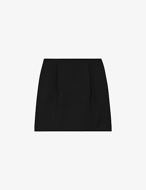 THE KOOPLES: Wool mini pencil skirt