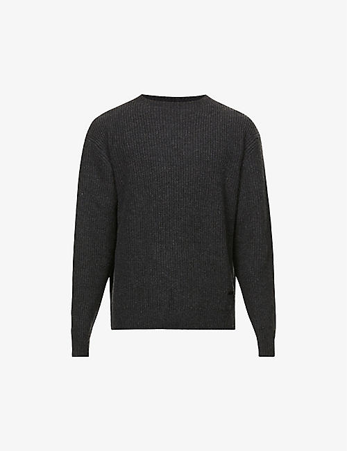THE KOOPLES: Knitted wool-cashmere-blend jumper