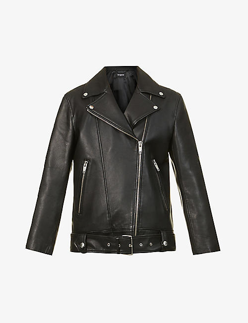 THE KOOPLES: Oversized leather jacket