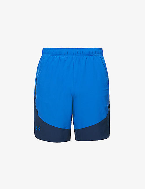 UNDER ARMOUR: Logo colour-block woven shorts