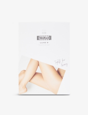 WOLFORD: Luxe 9 stretch-knit tights