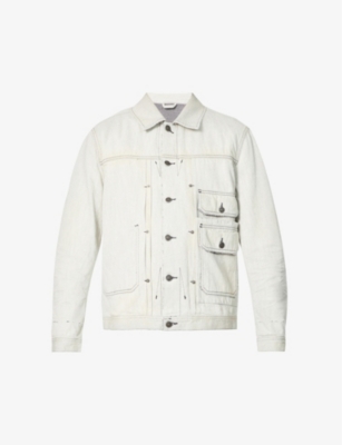 DIESEL - D-Sfera worn-effect stonewashed denim jacket | Selfridges.com