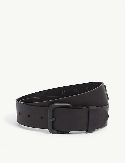 DIESEL: B-Nea cut-out leather belt