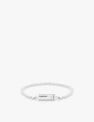 LE GRAMME: 11g polished sterling-silver chain cable bracelet