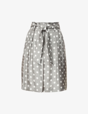 max mara polka dot skirt