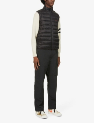 Shop Barbour Men's Black Bretby Quilted Shell Gilet