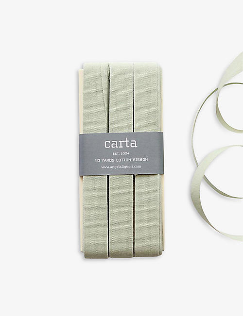 STUDIO CARTA: Tight-weave cotton ribbon 10m