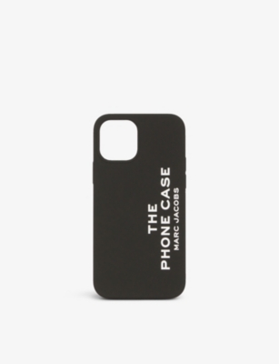 MARC JACOBS Logo print silicone iPhone 12 Pro Max phone case Selfridges