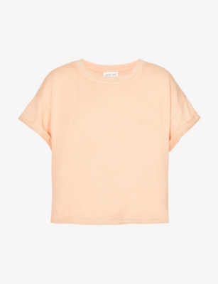 Boxy rolled-sleeve c...