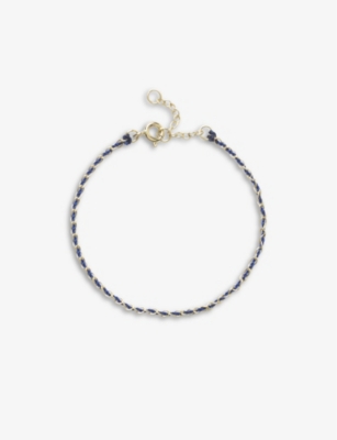THE ALKEMISTRY THE ALKEMISTRY WOMENS YELLOW GOLD VIANNA 18CT YELLOW-GOLD CHAIN AND WOVEN BRACELET,46847950