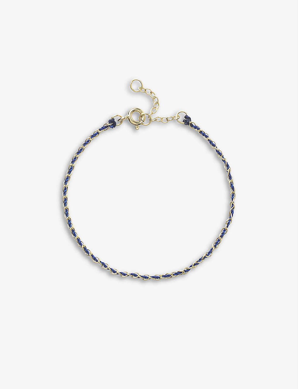 Shop The Alkemistry Womens Yellow Gold Vianna 18ct Yellow-gold Chain And Woven Bracelet