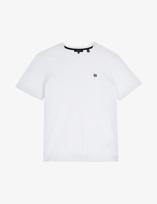 TED BAKER: Oxford organic cotton-jersey T-shirt