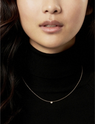 TIFFANY & CO: Diamonds by the Yard 18ct rose-gold and 0.07ct brilliant-cut diamond pendant necklace