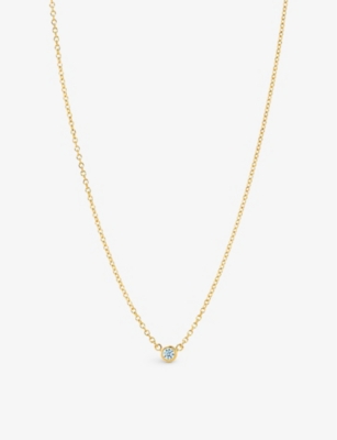 Tiffany & Co Womens Gold Diamonds By The Yard 18ct Yellow-gold And 0.14ct Brilliant-cut Diamond Pend