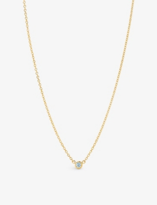 Tiffany & Co Womens Gold Diamonds By The Yard 18ct Yellow-gold And 0.12ct Brilliant-cut Diamond Pend