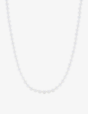 Tiffany & Co White Gold Tiffany Essential Pearls 18ct White-gold And Pearl Necklace