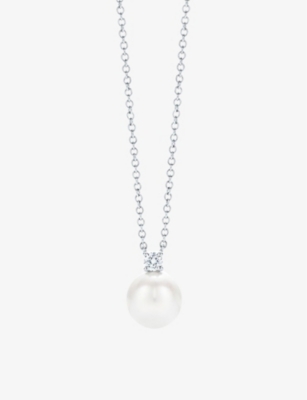 Tiffany & Co Womens White Gold Signature® 18ct White-gold, Pearl