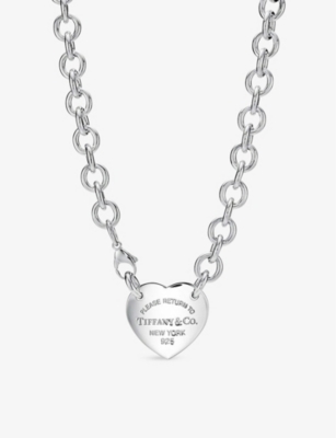 Tiffany & Co Return To Tiffany Heart Tag Extra-large Sterling-silver Pendant Necklace