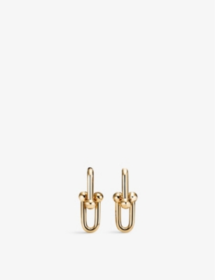Tiffany & Co Womens Gold Tiffany Hardwear 18ct Yellow-gold Earrings