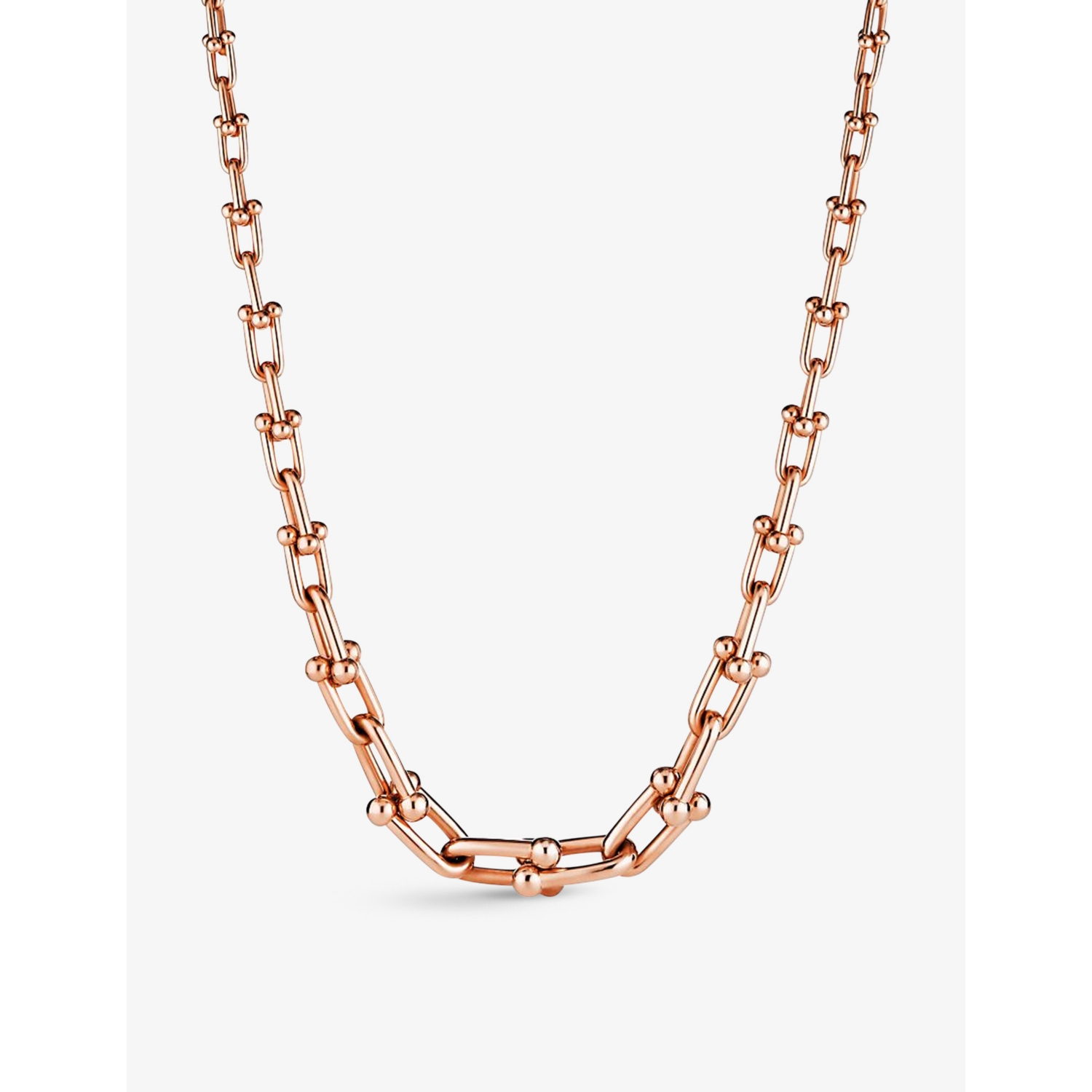 Tiffany & Co. HardWear 18ct Rose-Gold Necklace, 18-Inch Chain