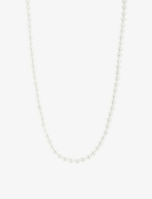 TIFFANY & CO: Ziegfeld freshwater pearl and sterling silver necklace