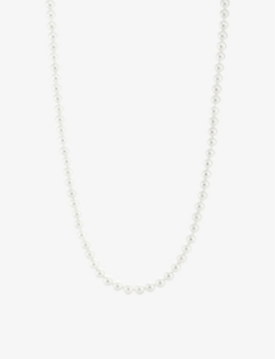 Tiffany & Co Ziegfeld Freshwater Pearl And Sterling Silver Necklace