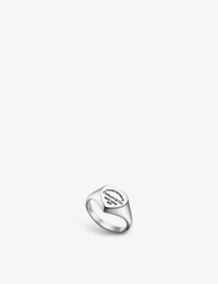 Tiffany & Co Return To Tiffany Heart Small Sterling-silver Signet Ring