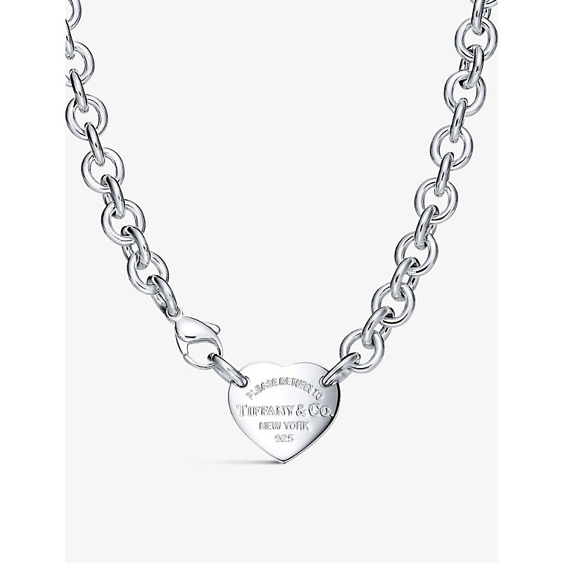 Tiffany & Co Return To Tiffany Charm Sterling-silver Choker Necklace