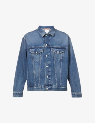 Robin oversized collared denim jacket(9366592)