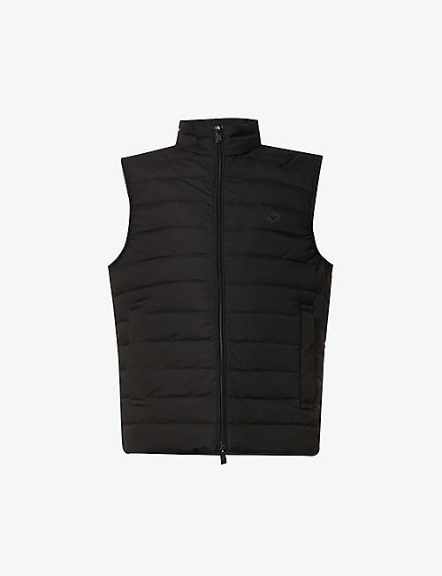 EMPORIO ARMANI: Quilted shell-down gilet