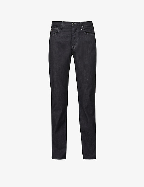 Selfridges & Co Men Clothing Jeans Straight Jeans J21 regular-fit straight stretch-denim jeans 