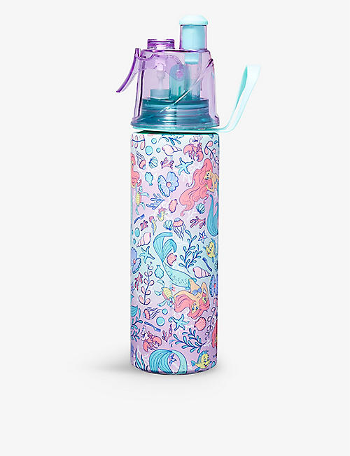 SMIGGLE: Smiggle x Disney Princess Ariel spritz stainless-steel water bottle 500ml