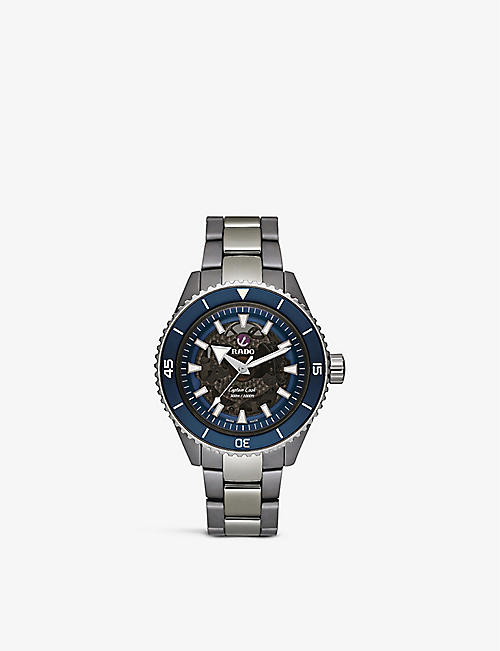 RADO: R32128202 Captain Cook High-Tech ceramic and stainless-steel watch