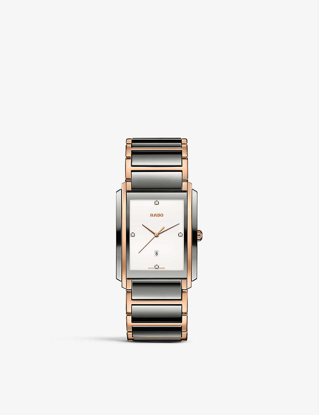Rado R20140712 Integral Ceramic And Rose Gold-plated Stainless-steel Quartz Watch