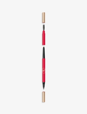 Valentino Beauty Brow Trio Triple Ended Brow Filler In 02 Brown