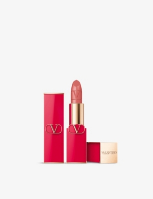 Valentino Beauty Rosso Valentino Satin Refillable Lipstick 3.4g In 101a Hot Beige